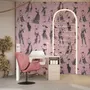 Modern Fashion Women Sketch Wallpaper Mural
