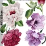 Peony Floral Colorful Bouquet Wall Decal Sticker