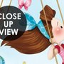 Little Child and Swing Wallpaper Mural