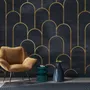 Dark Arches Art Deco Wallpaper Mural