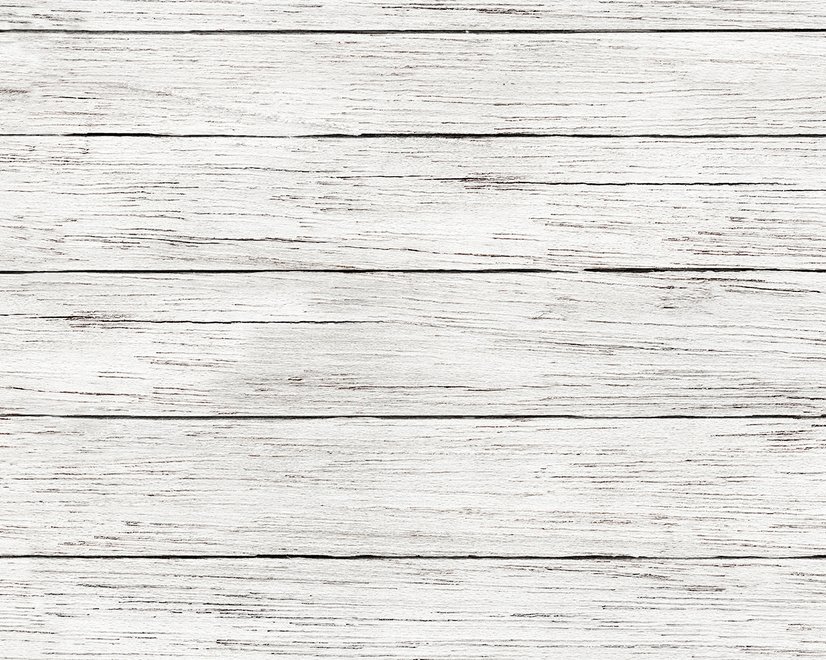 Papier peint panoramique rustique à effet de texture en bois blanc