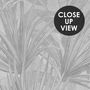 Monochrome Tropical Botanical Wallpaper Mural