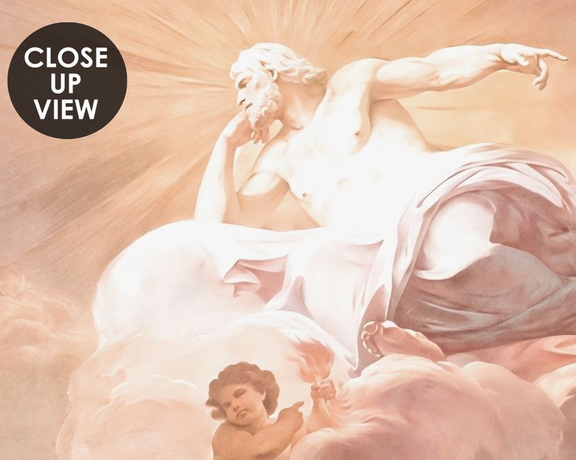 Renaissance Fresco Art Wallpaper Mural