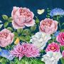 Colorful Flower Bouqet Wallpaper Mural