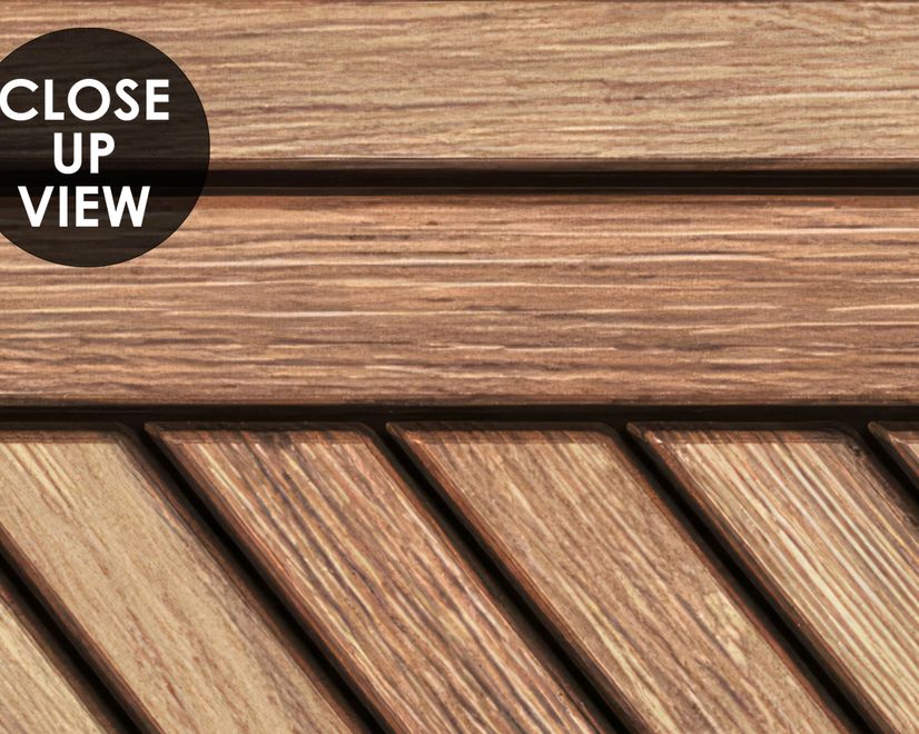 Geometric Wood Texture Effect Wallpaper Mural