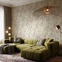Watercolor Tropical Bird Garden Wallpaper Mural