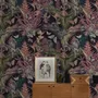 Tropical Birds on Branch with Butterflies Wallpaper Mural