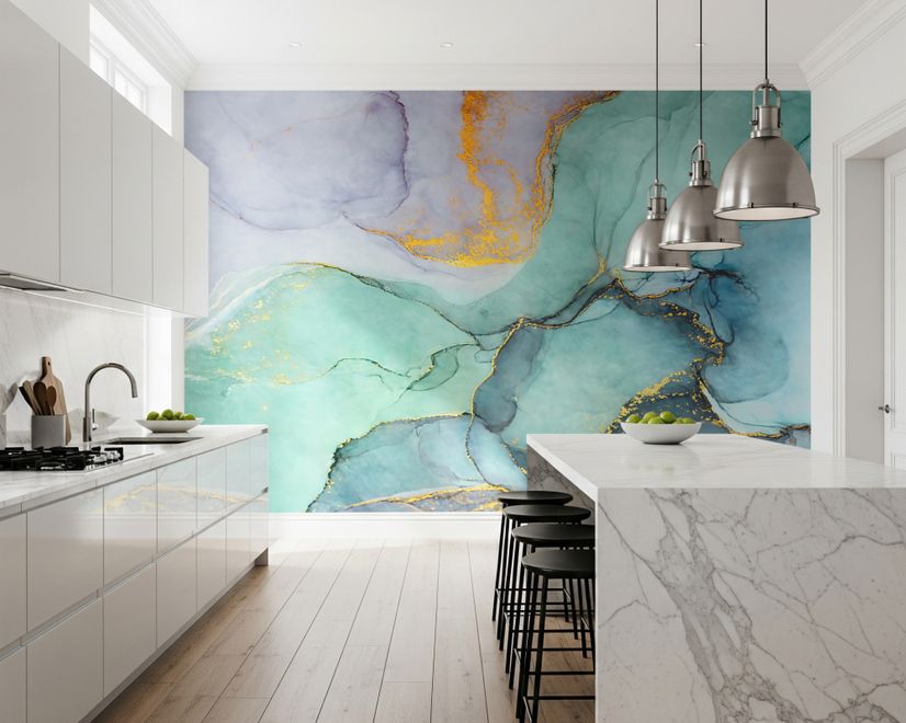 Colorful Marble Wallpaper Mural