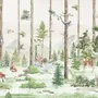 Kids Forest Animals in the Jungle Wallpaper Mural
