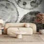 Watercolor Abstract Round Art Wallpaper Mural