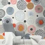 Abstract Colorful Circle Wallpaper Mural