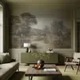 Rustic Riverside Landscape Wallpaper Mural