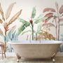 Colorful Tropical Banana Tree Wallpaper Mural