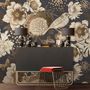 Peony Flowers with Bird Wallpaper Mural