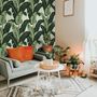 Exotic Banana Leaf Wallpaper Mural