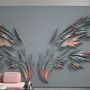 3D Embossed Look Dark Wing Papier peint panoramique