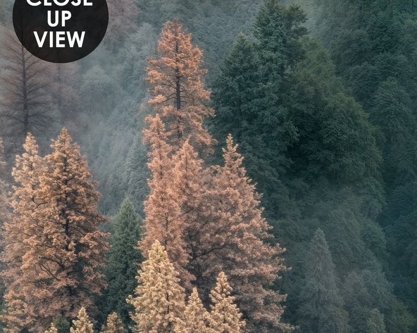 Misty Forest Wallpaper Mural