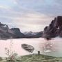 Nature Landscape with Mountains Wallpaper Mural