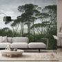 Tropical Nature Landscape with Birds Wallpaper Mural