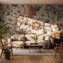 Romantic Garden Bloom Floral Wallpaper