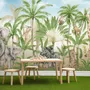 Kids Safari Animals in the Jungle Wallpaper Mural