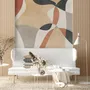 Boho Geometric Abstract Art Wallpaper Mural