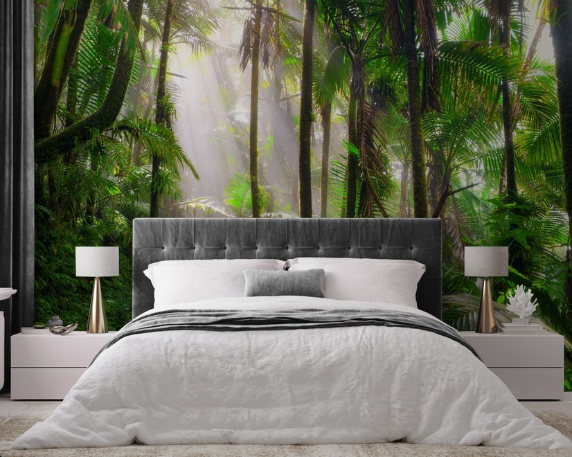Tropical Forest Jungle Scenery Wallpaper Mural
