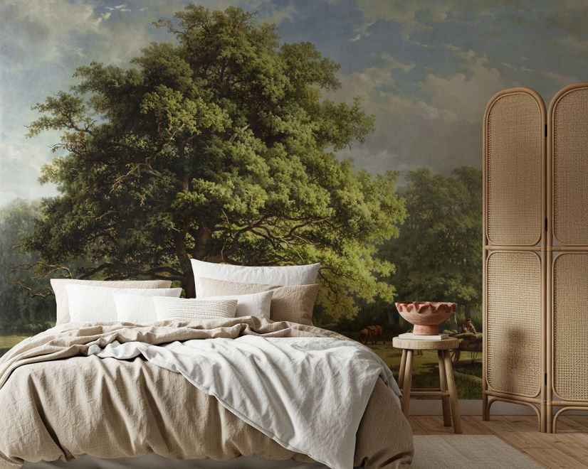 Rural Life View Wallpaper Mural