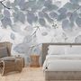 Nordic Tree Branch Leaves Wallpaper Mural