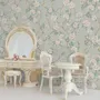 Soft Chinoiserie Peony Tree Blossom Art Wallpaper Mural