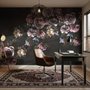 Papier peint panoramique rose foncé