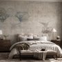 Nostalgic Lotus Flowers Wallpaper Mural