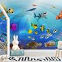 Cartoon Unterwasser-Fototapete