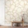 Drawing Peony Floral Art Wallpaper Mural