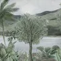 Dreamy Tropical Dark Forest Scene Wallpaper Mural