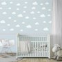 Blanc petit nuage stickers muraux pour enfants et bébé
