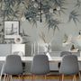 Retro Trees and Birds Wallpaper Mural