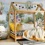 Cute Flying Animals with Treehouse for Kids Nursery Wallpaper Mural