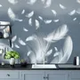 Blue Feathers Wallpaper Mural