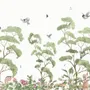 Kids Tropical Forest with Cute Rabbits Wallpaper Mural