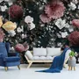 Vintage Dark Florals Wallpaper Mural