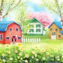 Oil Painting Floral Garden Wallpaper Mural