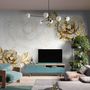 Ornament Rose Floral Wallpaper Mural