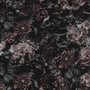 Dunkle Blumen-Hortensien-Fototapete