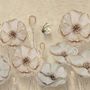 Monochrome Poppy Flower Wallpaper Mural