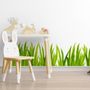 Kids Watercolor Green Plants Wall Decal Sticker