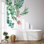 Tropisches Blatt mit Eukalyptus-Wandtattoo
