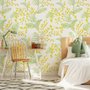 Yellow Herbs Floral Wallpaper Mural