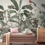 Tropical Leaves with Berries Wallpaper Mural