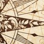 Vintage Map with Compass Wallpaper Mural